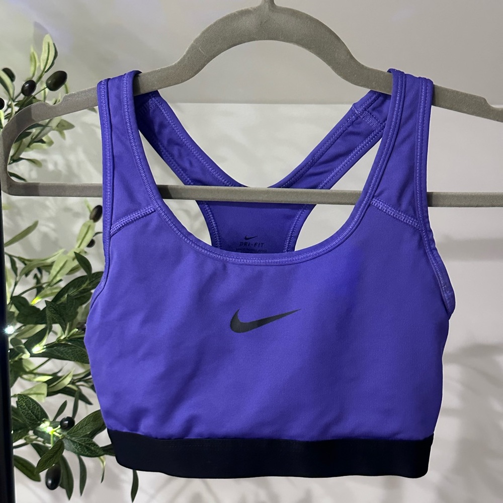 Nike Women's Vibrant Purple Sports Bra